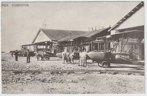 EDSROOM-15231 Germany Airbase WW1 Real Photo PC  Unused Planes on runway - Picture 1 of 2