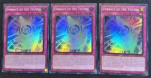 YUGIOH 3x Embrace of the Tistina AGOV-EN091 Super Rare NM/Mint - Picture 1 of 2