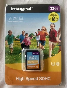 Integral High Speed SDHC Memory Card 32GB Up To 80MB/s - NEW SEALED - Picture 1 of 4