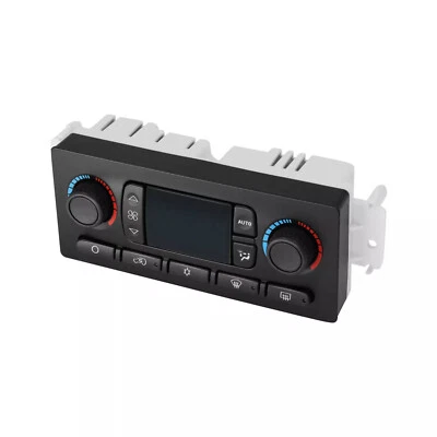 Black Climate Control Module Part Fit For Chevrolet Silverado 1500 Hd 2003-2006 - Image 1 of 4