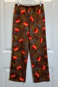 Up-Late Brown Sports Fleece Pajama Lounge Pants, Drawstring Waist, MEDIUM  10/12 - Picture 1 of 15