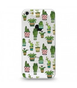 Coque Iphone 7 PLUS Iphone 8 PLUS Cactus Tropical Exotique Aztec Vert Fleur - Photo 1 sur 1