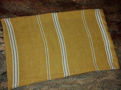 Pottery Barn Robinson Linen Striped Lumbar Pillow Cover 26x17 - Image 1 of 4