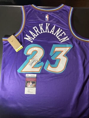 Lauri Markkanen Autographed Signed Utah Jazz Jersey Finland JSA Coa Hot Invest - Image 1 of 4
