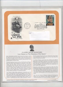 PHANTOM of the OPERA First Day Of Issue SEPT 30 1997 UNIVERSAL STUDIOS - Picture 1 of 1