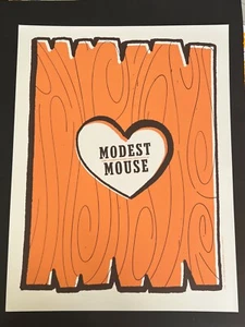 Modest Mouse Hearts and Thoughts South Dakota 2005 Original Concert Poster - Picture 1 of 7