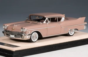 wonderful resin-modelcar 1/43 CADILLAC COUPE DE VILLE 1958 - meridian taupe - Picture 1 of 3