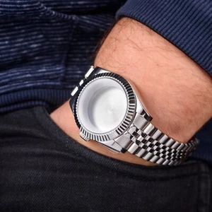 Watch Case Stainless Steel 36\12mm Automatic Movement - Picture 1 of 6