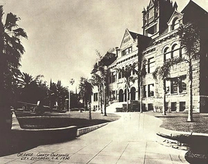 "Santa Ana 6th & Sycamore 1930 NARANJA CONDADO JUZGADO CON FOTO 933 11"" x 14" - Imagen 1 de 1