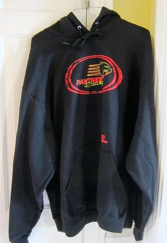 PANTHER RACING INDY 500 HOODIE HOODED BLACK MENS SWEATSHIRT SIZE MEDIUM Cover