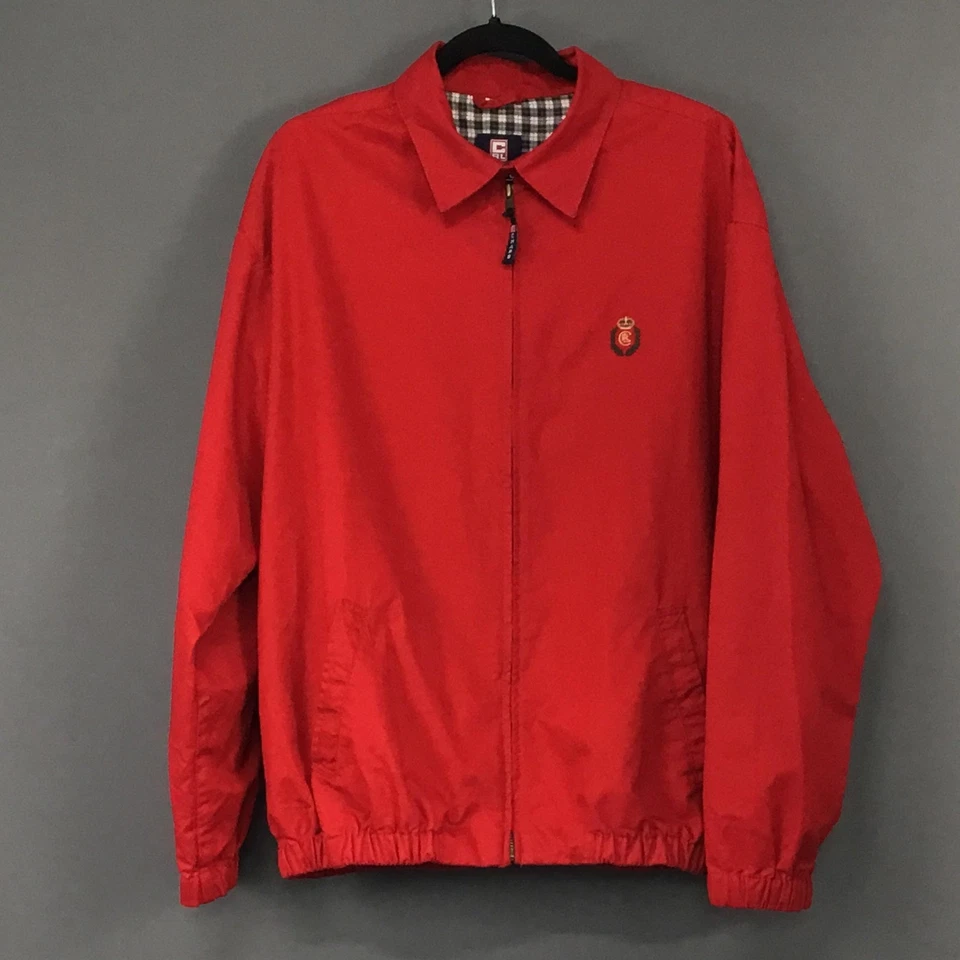 Chaqueta Chaps Ralph Lauren Para Hombre Grande Rojo Cresta Bordada Forrada Abrigo Bombardero Foto 1 de 4