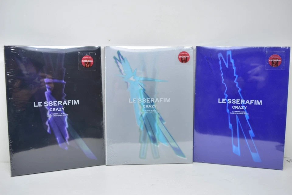 Le Sserafim - 4th Mini Album "Crazy" (Exclusive, Vol. 1, 2 or 3 Ver. CD) NEW !!! Foto 1 de 1
