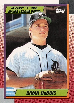 1990 Topps Major League Debut 1989 #32 Brian DuBois - Image 1 of 2