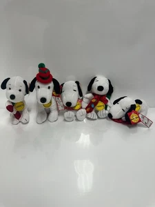 Lote de peluches Navidad Peanuts Snoopy décadas 50, 60, 70, 80, 90 - Imagen 1 de 6