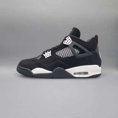 Original Nike Air Jordan 4 Retro White Thunder FQ8138-001 NEU