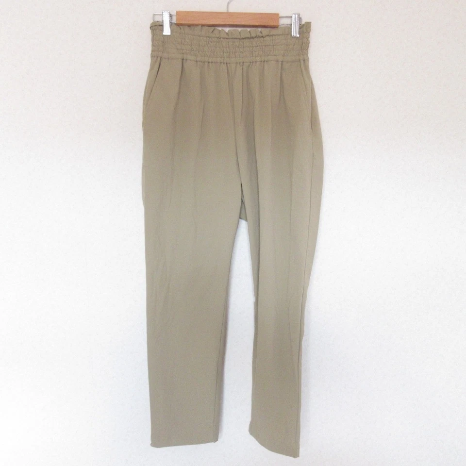 23SS JOURNAL STANDARD Nylon Stretch Pants Size 40 Beige Women USED - Image 1 of 4