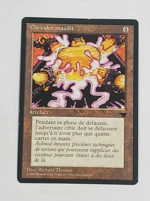MTG Cursed Rack (French Renaissance (BB)/Artifact/U) - BGM - Image 1 of 2