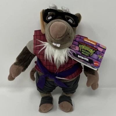 Peluche Splinter Teenage Mutant Ninja Turtles Mutant Mayhem 8" TMNT Nickelodeon Foto 1 de 4