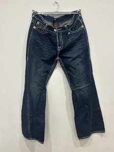 TRUE RELIGION Joey Super T Bootcut Flared Thick Stitched Jeans - W38 / L33 - Picture 1 of 15