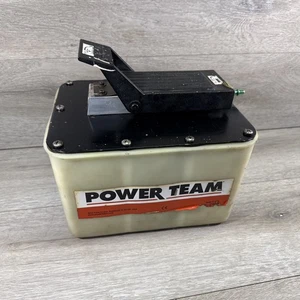 POMPA A PEDALE AUTO BODY FRAME MACHINE POWER TEAM USA COSTRUITA CON TUBO E MANOMETRO - Foto 1 di 17