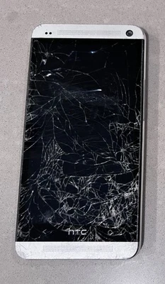 Defective HTC One M7 32GB, Silver, Gun Metal, Android, Verizon, Unlocked, 4GLTE - Image 1 of 3