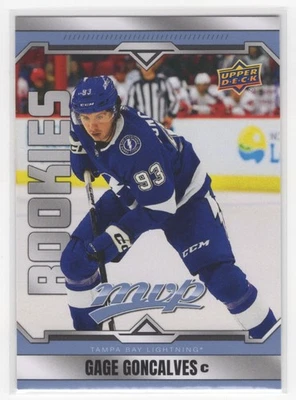 #235 Gage Goncalves 2024-25 Upper Deck MVP RC Tampa Bay Lightning - Image 1 of 2