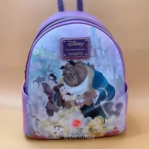 Loungefly Disney Beauty and the Beast Portrait Mini Backpack (NEW WITH TAG) - Picture 1 of 9