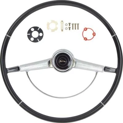OER Reproduction Black Steering Wheel Kit 1966 Chevrolet Impala - Image 1 of 3