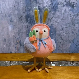 Target Spritz 2023 Featherly Friends CARROT Spring Easter Bird W/ Bunny Ears New - Picture 1 of 5