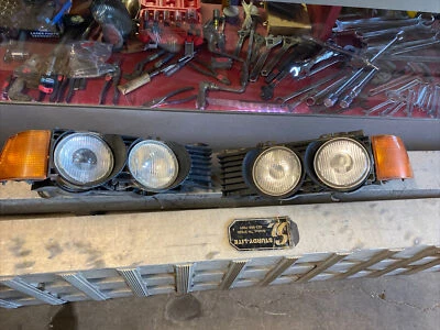 Juego de faros BMW 750IL 1989 L/R izquierda derecha con moldura para BMW 525i 89-95 410252 Foto 1 de 4