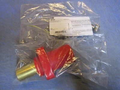 1 – Hubbell HBLMRR Receptacle Single Pole Male Receptacle 400A 600VAC, Red 4 AWG - Image 1 of 4