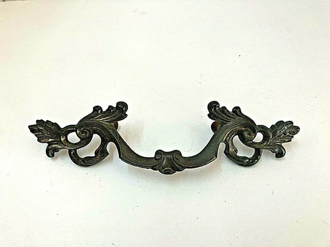 Vintage Pull French Provincial 3" Centers 7" wide Keeler K 12006 Cover