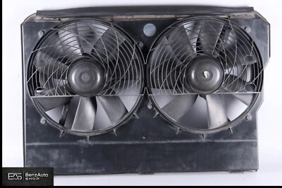 93-02 Mercedes R129 SL600 600SL Radiador Ventilador Motor Conjunto OEM 80k Foto 1 de 4