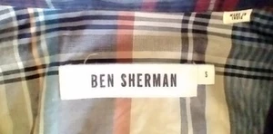 BEN SHERMAN short sleeve mens VINTAGE MOD STYLE shirt S Small LIKE NEW - Bild 1 von 6