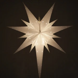 Bethlehem White Aurora Superstar, Warm White Lights, 26", LED - Picture 1 of 8