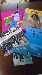 Lot of 5 Children's Books About Penguins Non Fiction - Picture 1 of 2