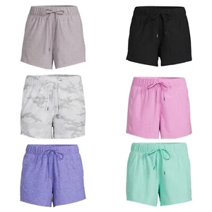 Athletic Works Women’s Buttery Soft Performance Gym Shorts XS S M L XL XXL XXXL - Picture 1 of 28