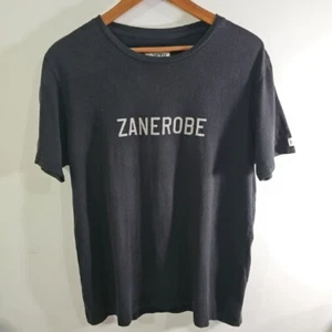 Zx ZANEROBE Men's T Shirt, Black With Logo, Size L - Picture 1 of 8