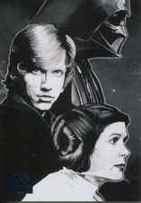 Star Wars Galaxy 2018 Blue Base Card #10 A Family Affair - Mike James Horgan