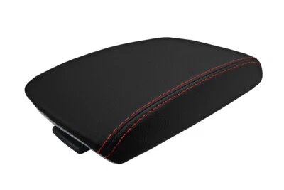 Se adapta a Mazda 3 2010-2013 PVC Cuero Consola Tapa Pull Over Cubierta Puntada Roja Foto 1 de 4