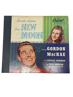 Vintage 3 Record Set Favorite Selections From New Moon 45rpm/Capitol Records - Image 1 of 4
