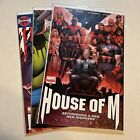 House Of M #1 2X Variants And One Shot (Marvel 2005) - CC