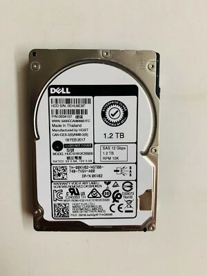 Dell 00KV02 0KV02 HUC101812CSS200 1.2TB 2.5" 10K 12Gb/s SAS HDD Hard Drive - Image 1 of 4
