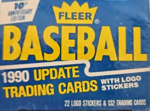1990 FLEER UPDATE TRADING CARDS/LOGO STICKERS - ***SEALED & NEVER OPENED - Picture 1 of 1