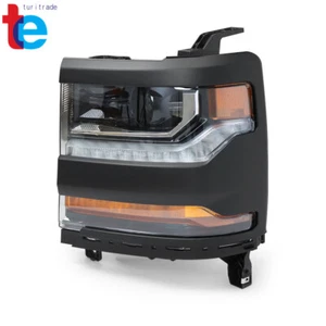 For 2016-18 Chevy Silverado 1500 HID/Xenon Headlight w/ LED DRL Driver Left Side - Picture 1 of 10