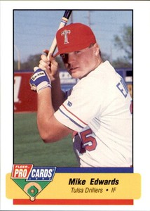 1994 Tulsa Drillers Fleer/ProCards #250 Mike Edwards Norwalk California CA Card