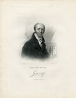CHARLES GREY, Earl Gray - Vintage Engraving - 1846  #J758