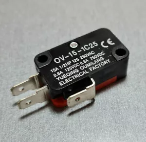 1PCS V-15-1C25 Momentary MicroSwitch Snap Action Limit Switch - Picture 1 of 3