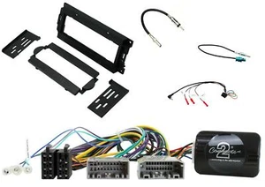 KIT DE MONTAJE DE CONTROLES DE DIRECCIÓN DIN FACIA STALK NEGRO PARA BRÚJULA JEEP COMMANDER - Imagen 1 de 1
