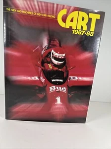 CART 1987-88: THE MEN AND MACHINES OF INDY CAR RACING Hardcover Wit Dust Jacket - Picture 1 of 6